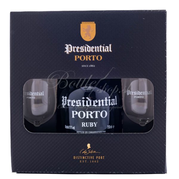 Porto Presidential Ruby Kazeta 2x pohár 0,75l