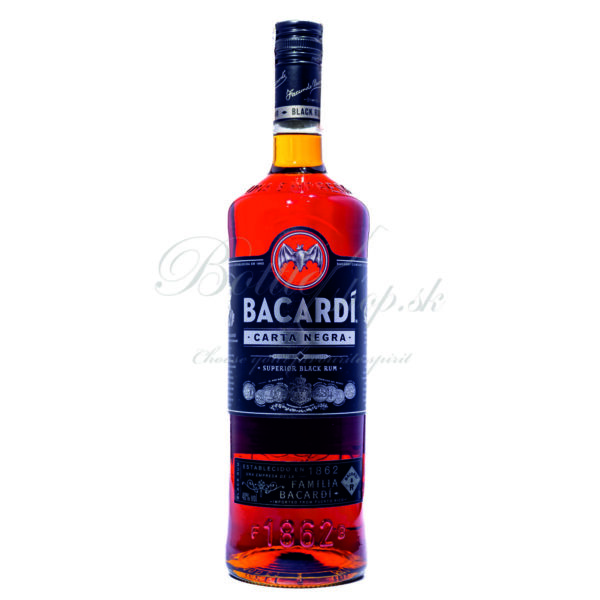 bacardi carta negra rum 1l